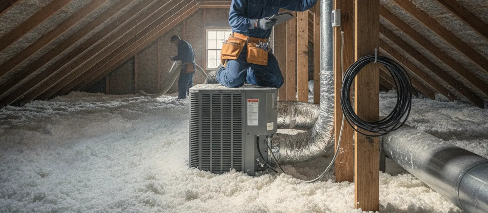 How Attic Insulation Affects HVAC Load in a Springfield HVAC service context